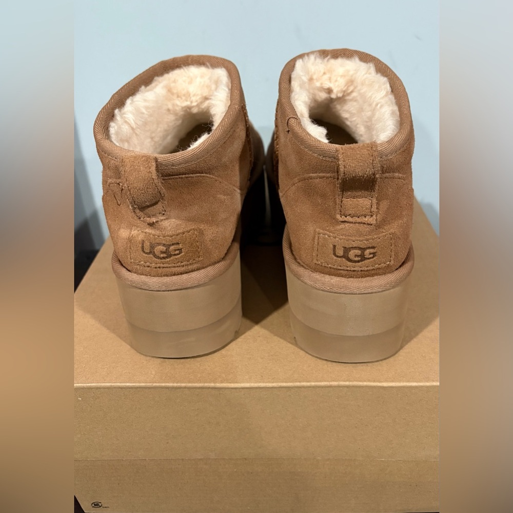 UGG Classic Mini Platform | Color: Chestnut | size 7 - Picture 2 of 6